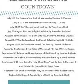 25 Week Study Schedule for General Conference