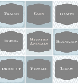 Boy Closet Labels
