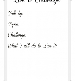 Live it Challenge
