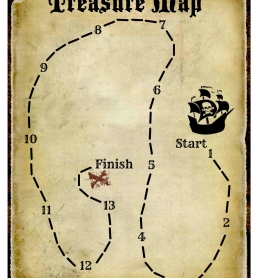 Baptism Preparation Treasure Map, Instructions & 52 Things to do to prepare for baptism